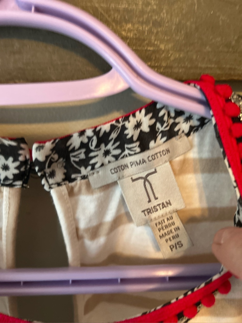 Tristan Pima cotton top - Picture 7 of 11